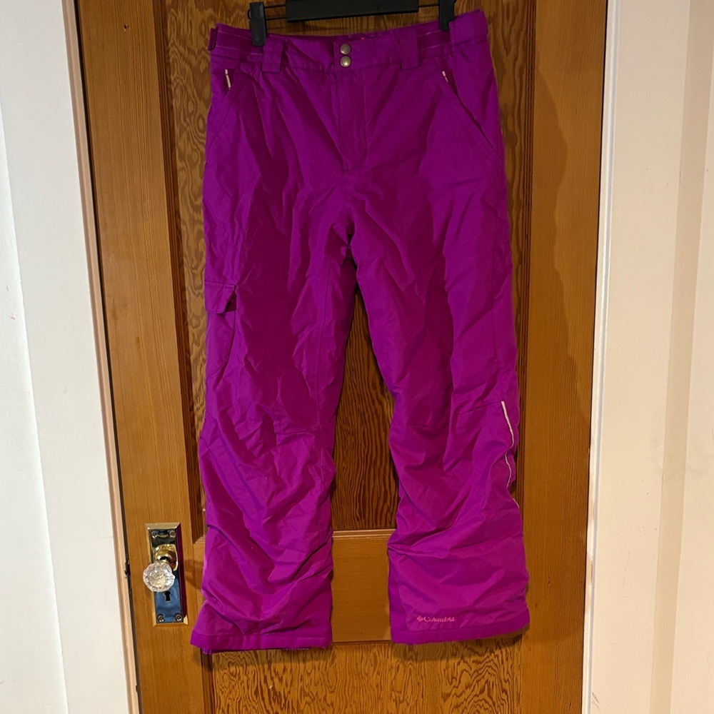 Columbia Magenta Snow Pants